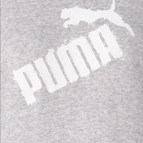PUMA gray high neck drawstring hoodie size Medium - Picture 3 of 9